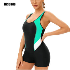 Women's One Piece Slimming Swimwear Beach Bathing Suit Indoor Pool Korea Swimsuit