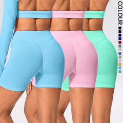 Recoil 5" Anti-Tear Scrunch Tech Booty Gym Yoga Sport Shorts Active Fitness Contour Shorts Workout Shorts for Women