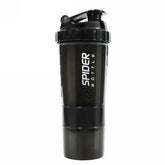3 Layers Bottle Protein Powder Shake Cup Large Capacity Water Bottle Plastic Mixing Cup Body-Building Exercise Bottle