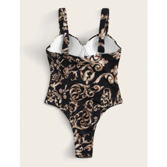 Colorful Design Print One Piece Swimsuit Closed Female Swimwear Push Up Body Women's Swim Wear Bathing Suit Beach Pool Bather