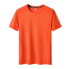 Men's Quick-Drying T-shirt, Extra Large Half-Sleeve TShirt , Loose Fitness Casual T shirt, XL-9XL, 90-150kg