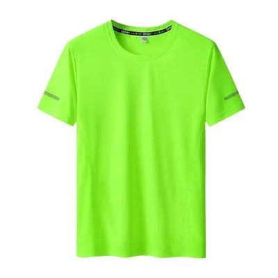 Men's Quick-Drying T-shirt, Extra Large Half-Sleeve TShirt , Loose Fitness Casual T shirt, XL-9XL, 90-150kg