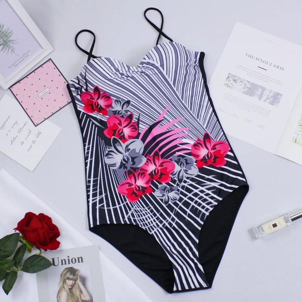 One-Piece Colourful Swimsuits Swimwear Women Swimming Suits Multi Choice