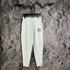 Chrome Hearts Cross Applique Lounge Pants (Light Grey)