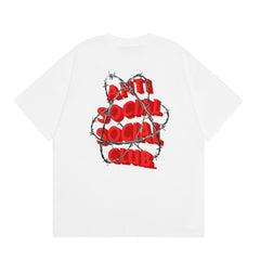 Anti Social Social Club Barbed Wire Logo T-Shirt - White