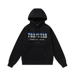 Trapstar Style Autumn/Winter Casual Graphic Hoodie - Black