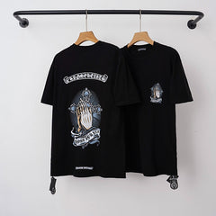 Chrome Hearts "Praying Hands" Graphic Short Sleeve T-Shirt (Black)