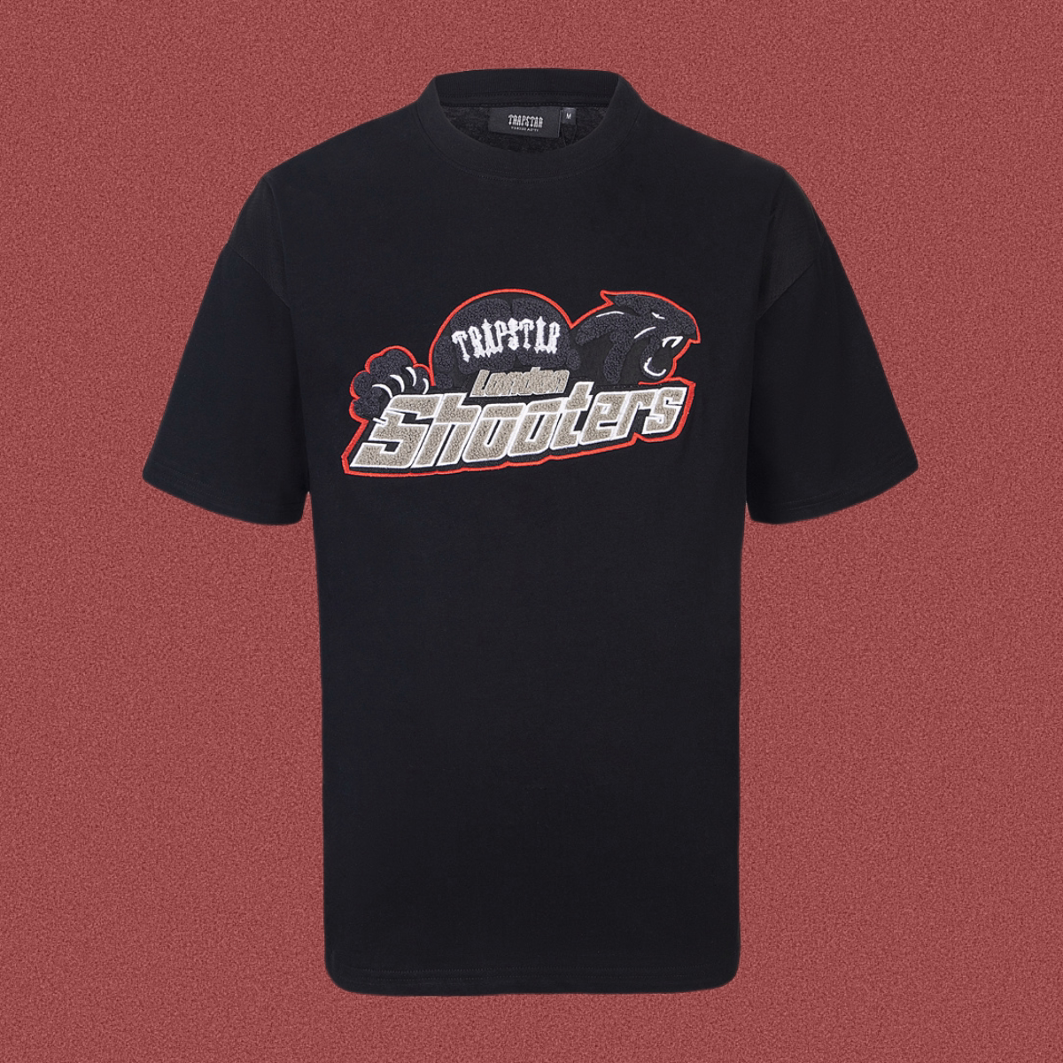 Trapstar London Shooters Banner Panther Tee - Black