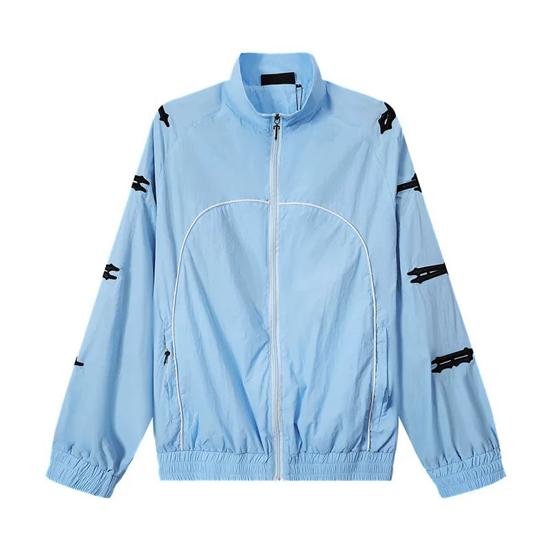 Trapstar Piping Track Jacket - Sky Blue/Black