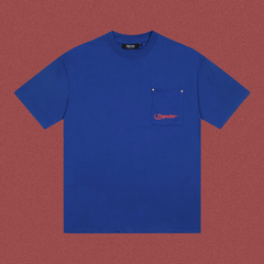 Trapstar Utility Pocket Graphic Tee - Royal Blue
