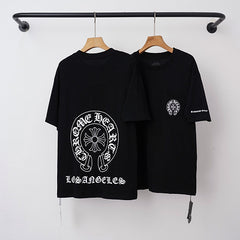 Chrome Hearts "LOS ANGELES" Horseshoe Short Sleeve T-Shirt (Black)