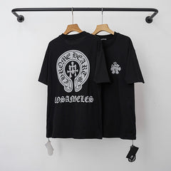Chrome Hearts "LOS ANGELES" Specialty Gothic Horseshoe T-Shirt (Black)