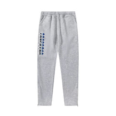 Trapstar Style Autumn/Winter Casual Side-Logo Sweatpants - Heather Grey