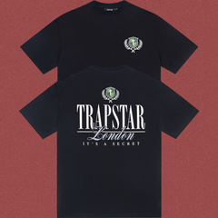 Trapstar Crest & London Script Graphic Tee - Black