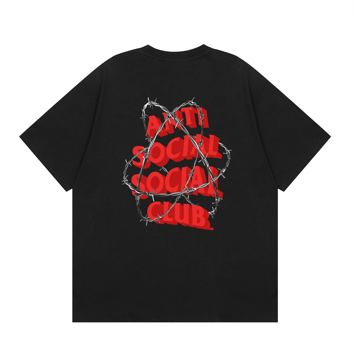 Anti Social Social Club Barbed Wire Logo T-Shirt - Black