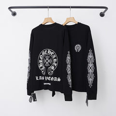 Chrome Hearts "LAS VEGAS" Horseshoe & Cross Long Sleeve (Black)