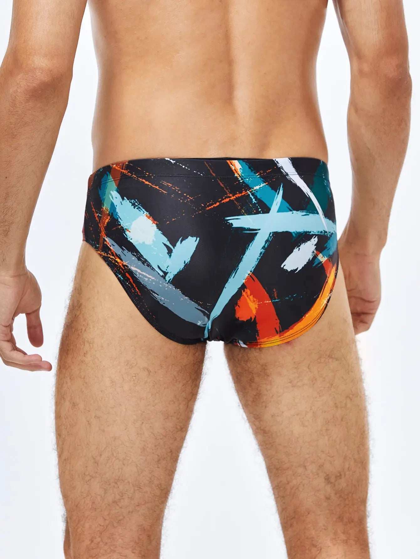 Men's Adult Swim Briefs Triangle Racing Professional Competition Questions: Reduce Resistance in  Tight Swimsuit