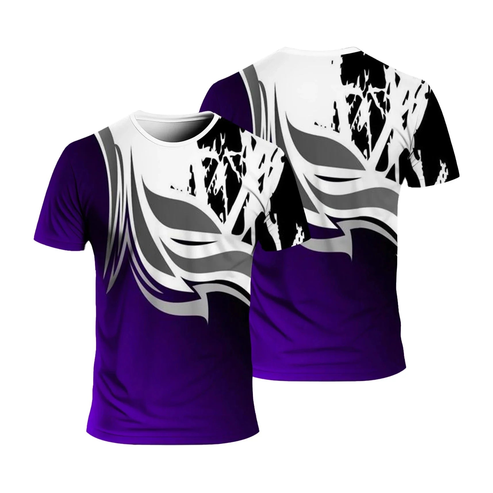 Gym T-Shirts Summer Fashion Sports Men's T-Shirt Loose Comfortable Daily Sportswear Running Man Casual Round Neck Short Sleeve