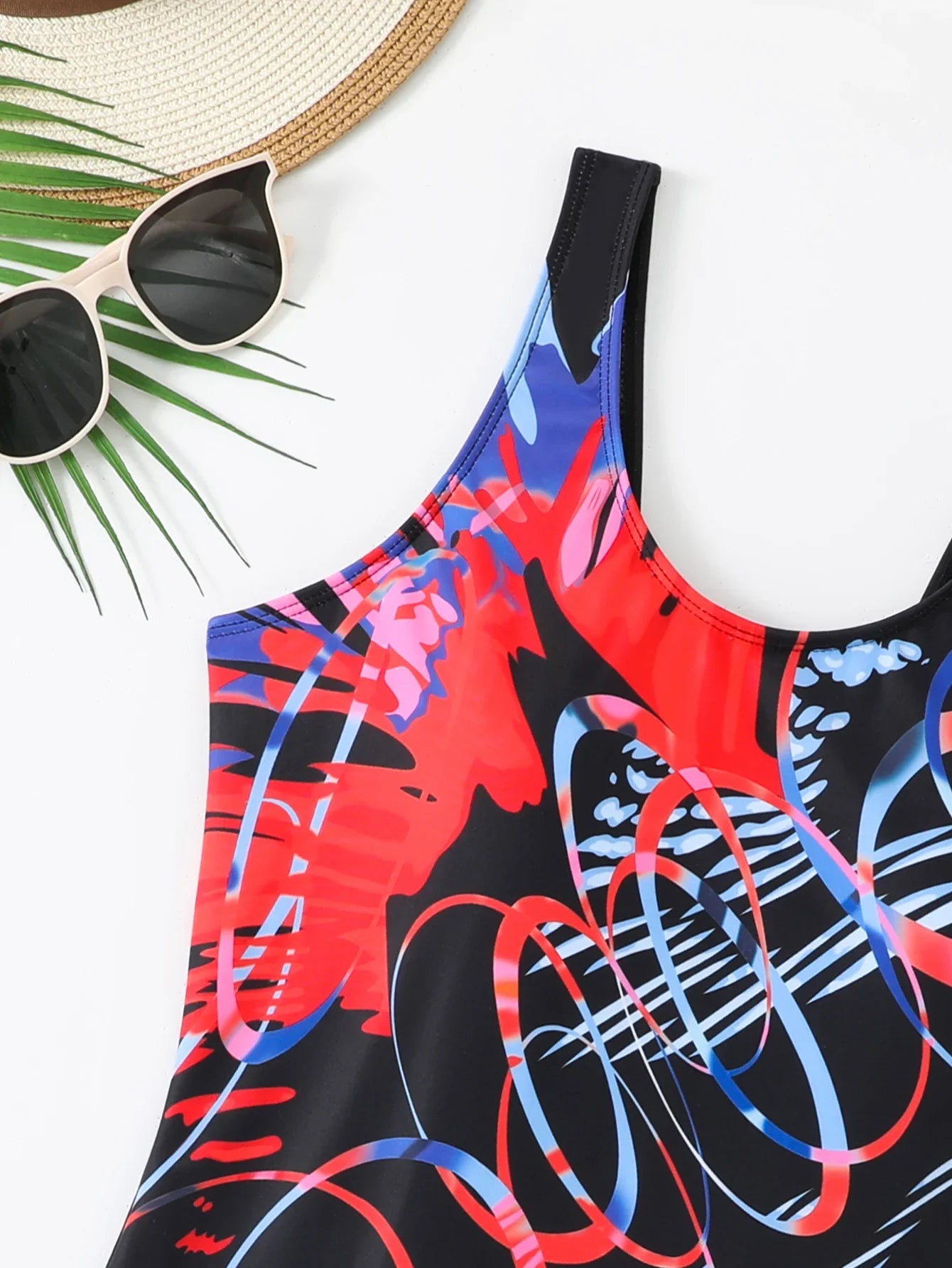 One Piece Swimsuit Women Printed Racing Padded Swimwear Female Bathers Bathing Swimming Swim Suit Summer Beachwear