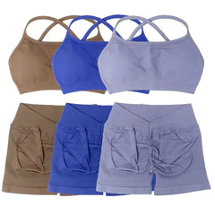Shorts Gym Woman High Waist Fitness Training Yoga Clothing Running Butt Lifting Workout Leggings Cycling Sports Shorts