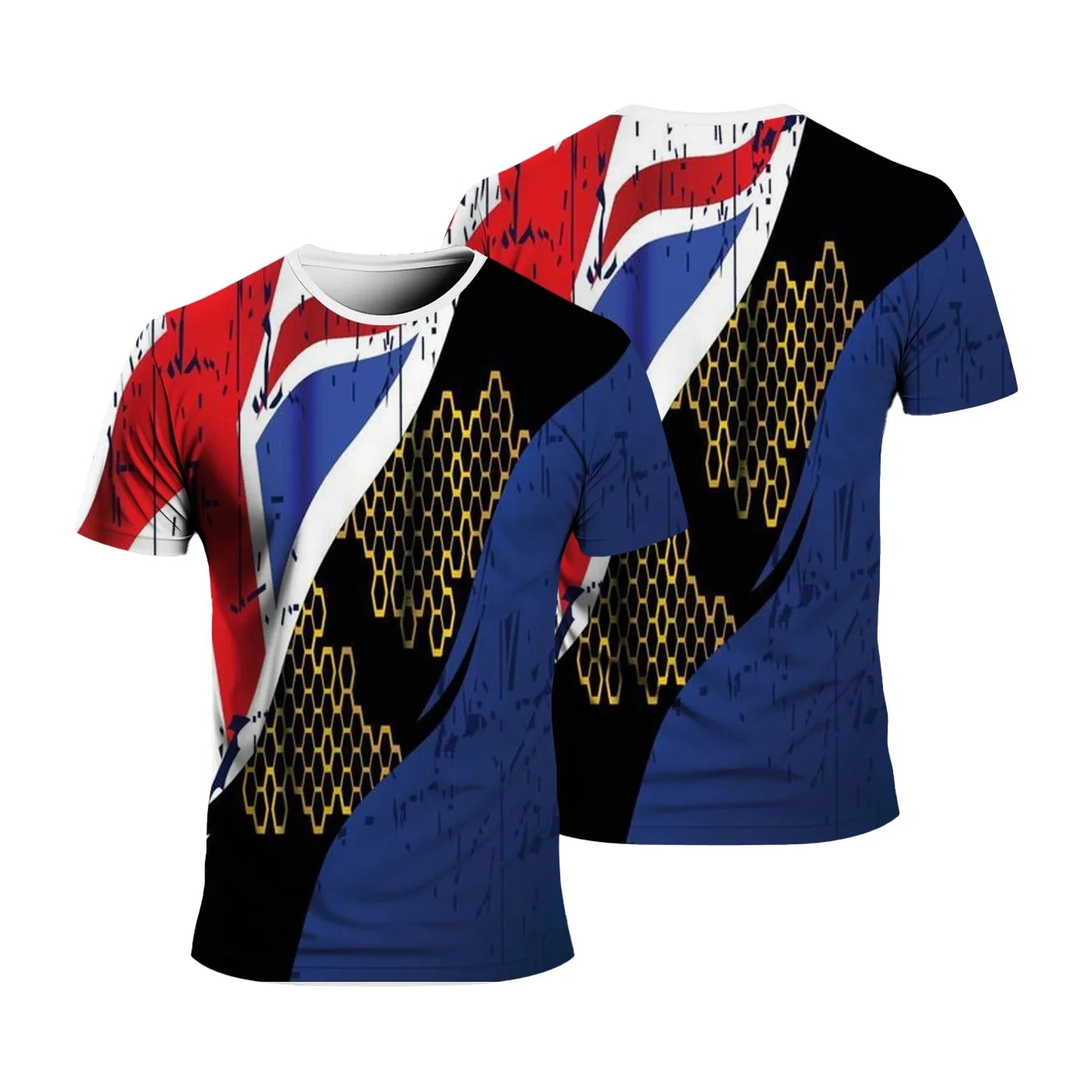 Gym T-Shirts Summer Fashion Sports Men's T-Shirt Loose Comfortable Daily Sportswear Running Man Casual Round Neck Short Sleeve