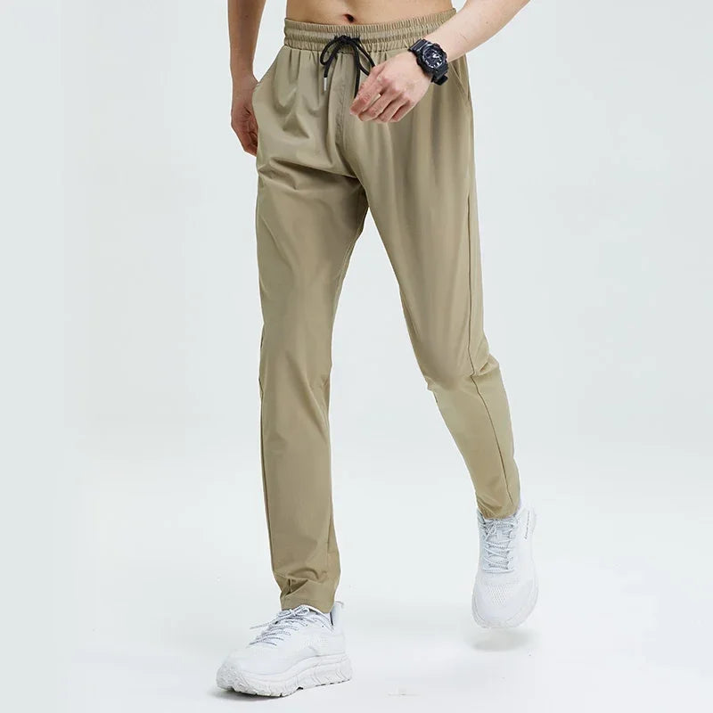 Pencil Pants Mens Gym Casual Sweatpants Pant Fishing Breathable Quick-Drying Ice Silk Outdoor Sports Cycling Jogging Training