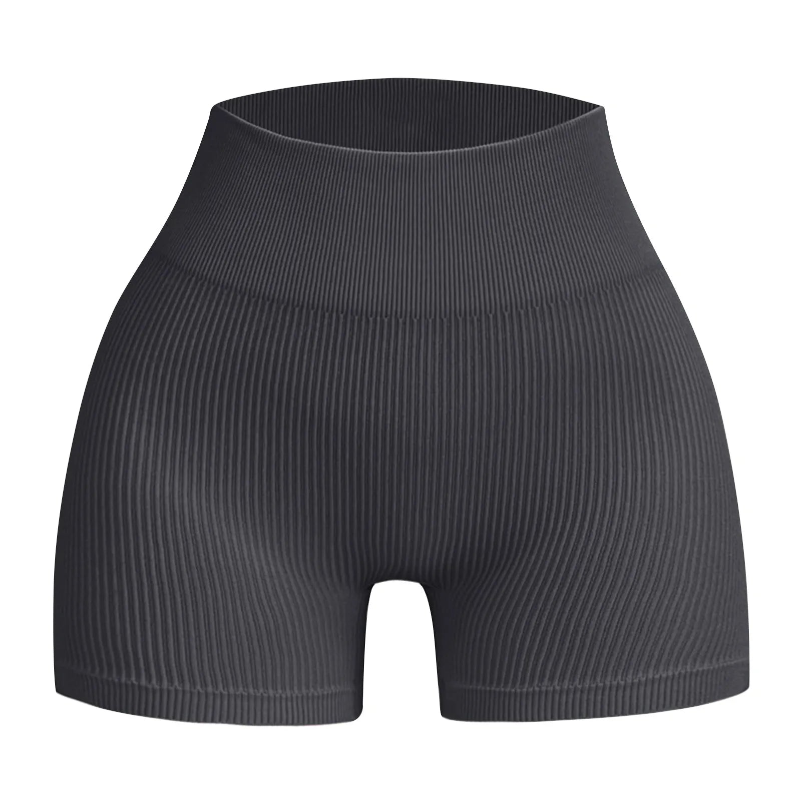 Women's High Waist Ribbed Seamless Yoga Shorts Squat Proof Hip Lifting Fitness Workout Running Sports Gym Leggings Sale