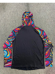 Fishing Shirts UPF 50+ Running T-shirt Beach Gear Hoodies Summer Breathable Riding Tops Wear Run Quik Dry Outdoor Surfing Hooded