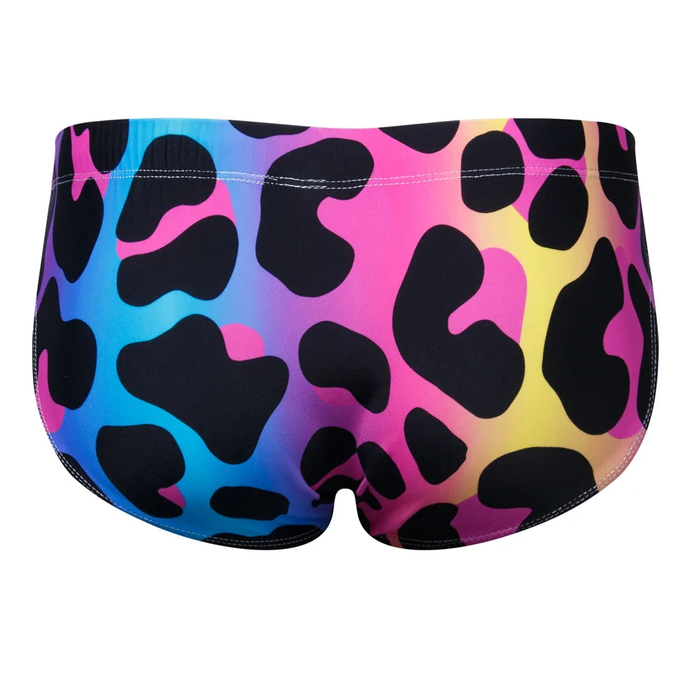 Colourful Design Bright Colour Options Briefs Swimwear Beach Short Swimsuit