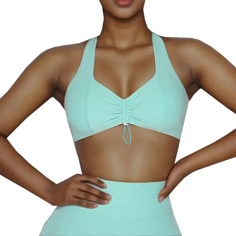 Lace V-Back shorts High waisted hip lifting yoga shorts women's nylon tight fitting shorts training sports fitness pants