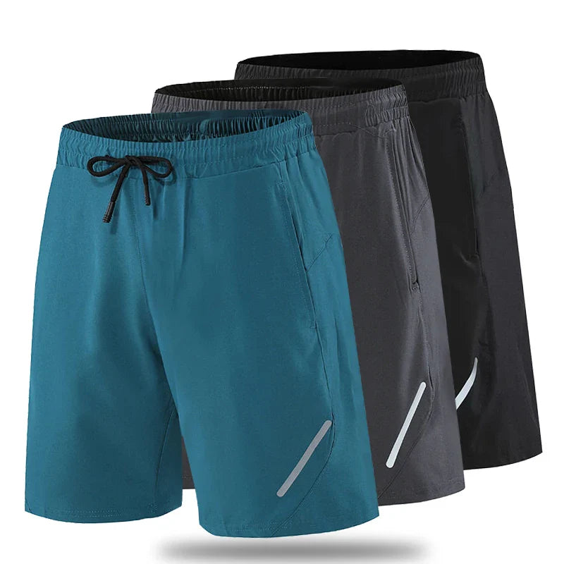 (S-3XL)Sports Shorts Men's Running Summer Cooling Thin Quick Dry Basketball Loose Fitness Training Casual Capris Short Pants