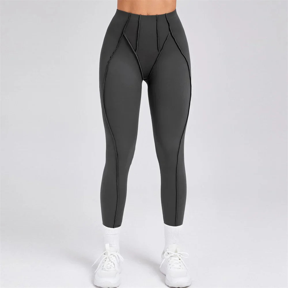Flare Yoga Leggings Sport Fitness High Waist Squat Proof Hip Wide Pant Training Trousers Running Workout Gym Leggings Women
