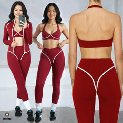 1/2PCS Yoga Set Women Tracksuit Sports Bra High Waist Legging Outfit Gym Fitness Running Workout Clothes Active Sportswear
