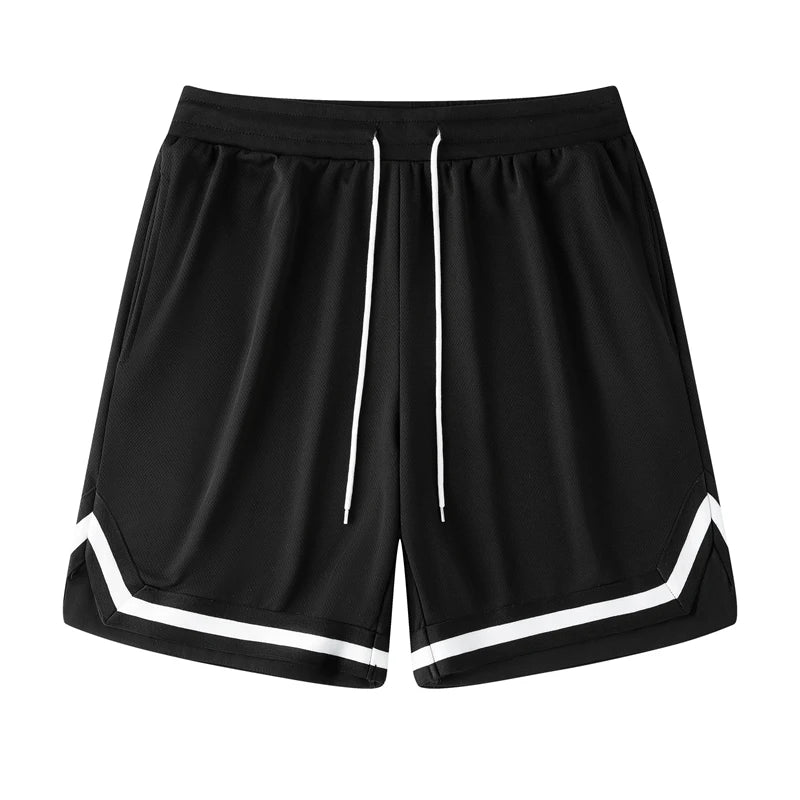 Simple Striped Graphic Beach Shorts For Men Fashion Summer Holiday Vacation 3D Printed Short Pants Casual Oversized