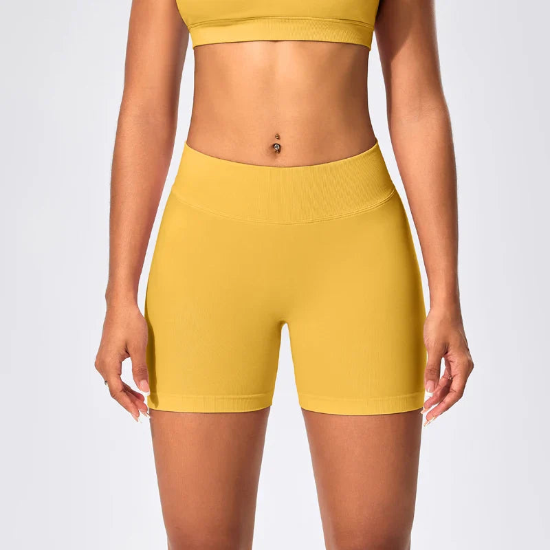 Recoil 5" Anti-Tear Scrunch Tech Booty Gym Yoga Sport Shorts Active Fitness Contour Shorts Workout Shorts for Women