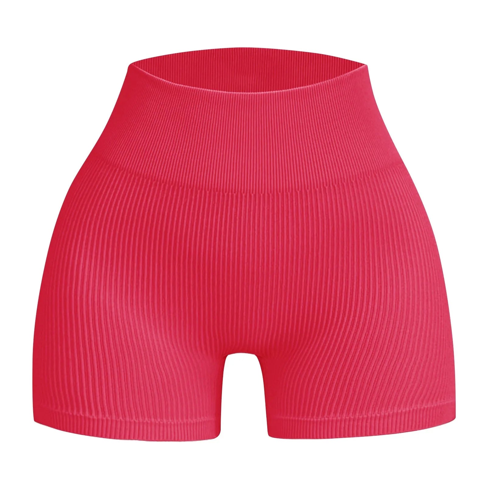 Women's High Waist Ribbed Seamless Yoga Shorts Squat Proof Hip Lifting Fitness Workout Running Sports Gym Leggings Sale
