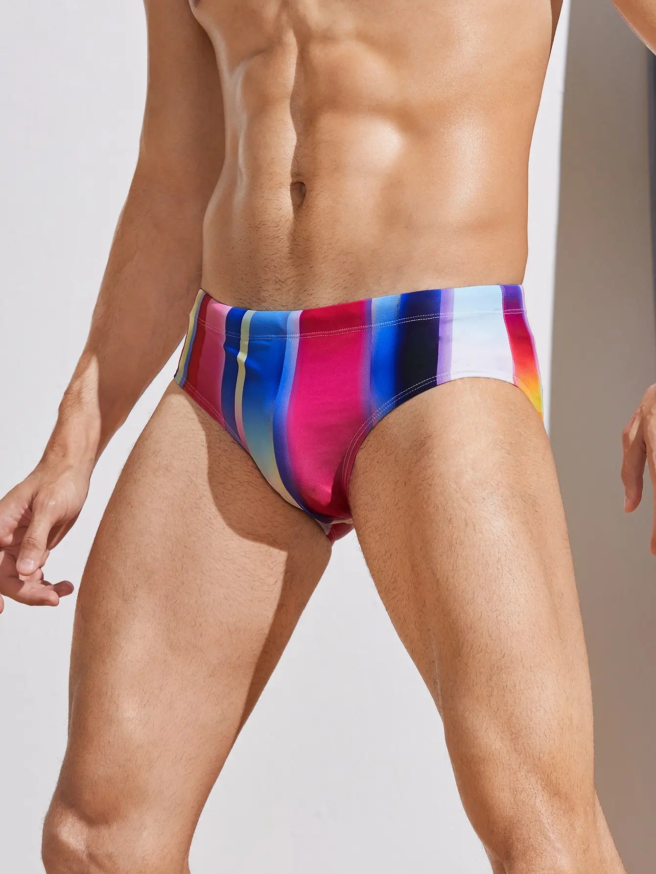 Men's Adult Swim Briefs Triangle Racing Professional Competition Questions: Reduce Resistance in  Tight Swimsuit