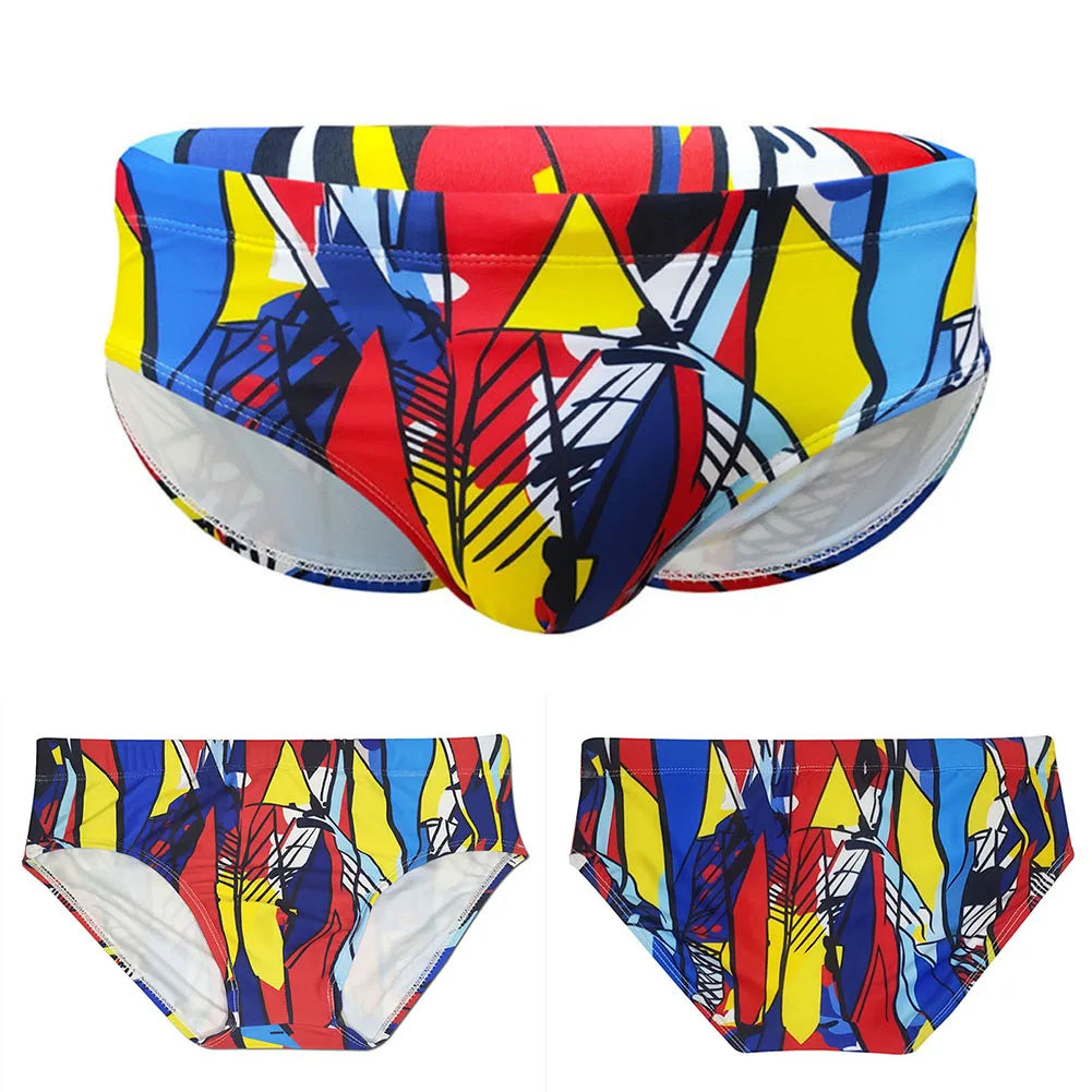 Men's Swim Briefs Swimwear Trunks Board Surfing Beach Shorts Swimsuit With Cup Underwear Hombre Breathable Bikini Underpants