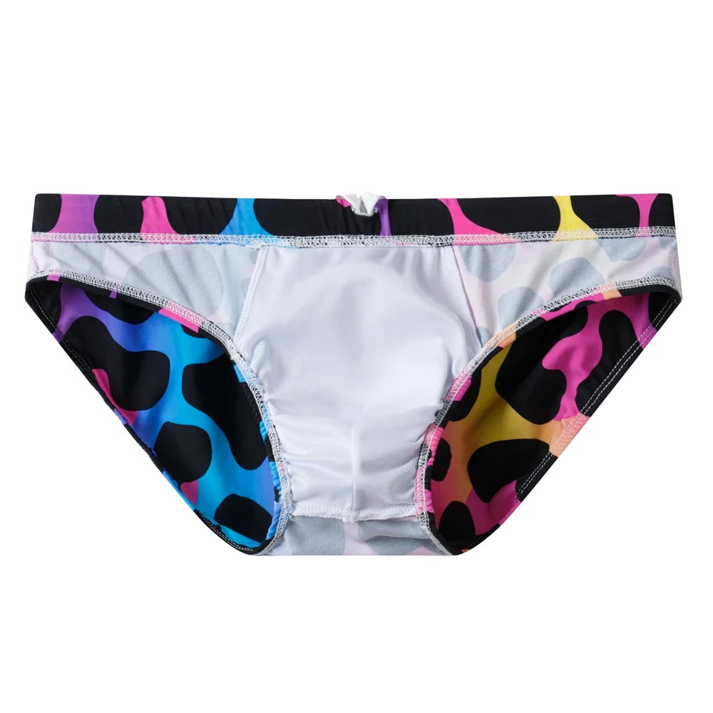 Colourful Design Bright Colour Options Briefs Swimwear Beach Short Swimsuit