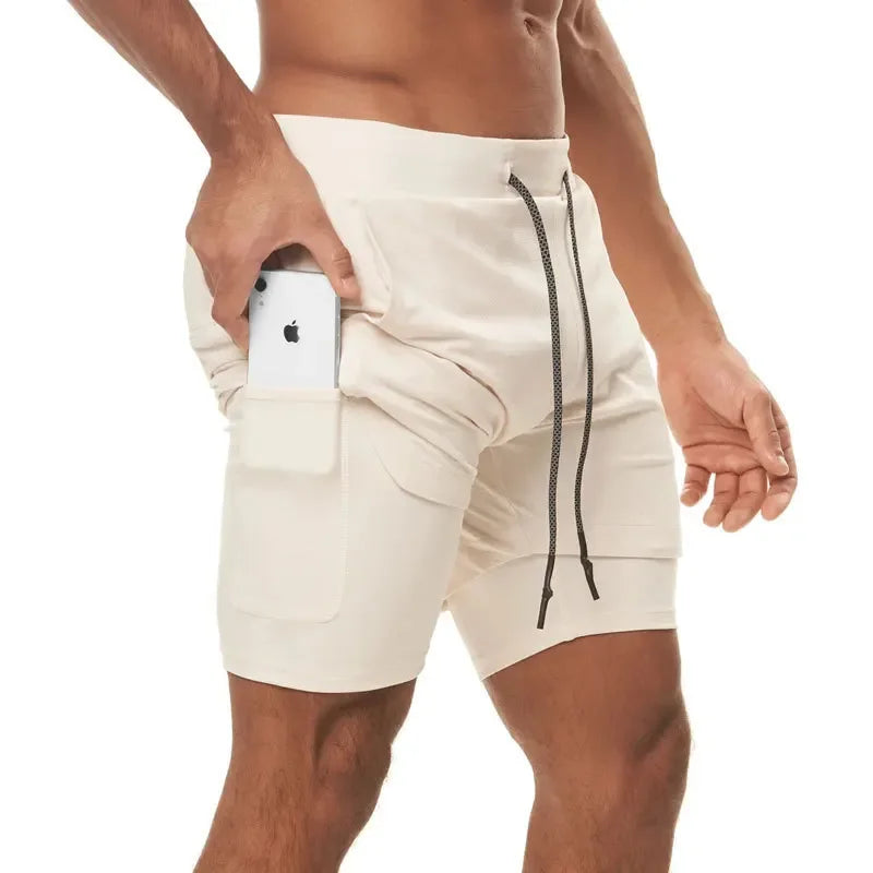Men's Summer Sports Shorts Breeches Gym Casual Fitness Shorts Men-in-shorts Training Wicking Running Shorts Male
