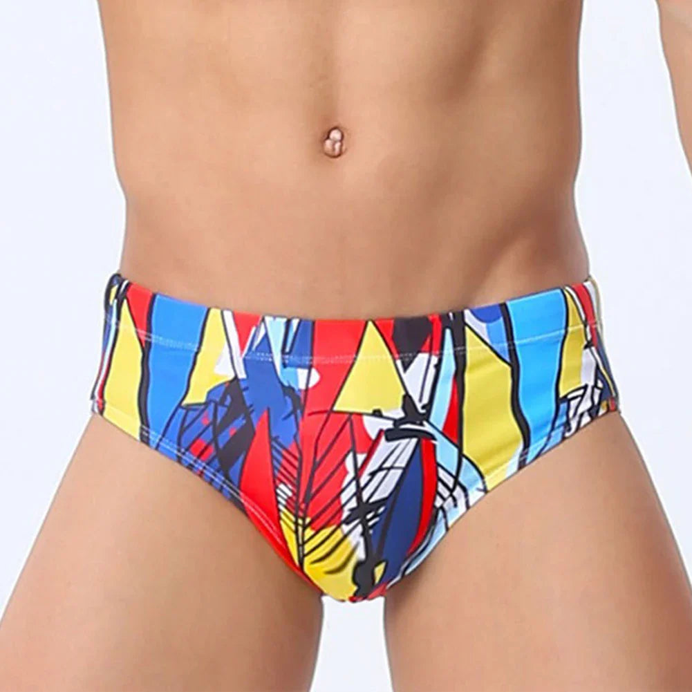 Men's Swim Briefs Swimwear Trunks Board Surfing Beach Shorts Swimsuit With Cup Underwear Hombre Breathable Bikini Underpants