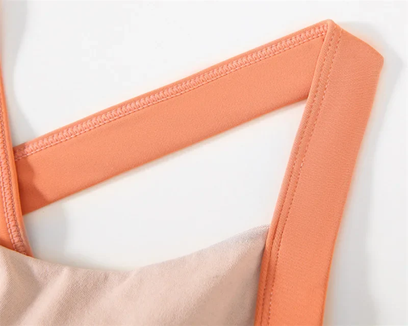 Yoga Bra Crisscross Back Gym Bra Fitness Workout Bras Golf Bras Bounce Control Sports Tops Elastic Golf Crops Gym Tops