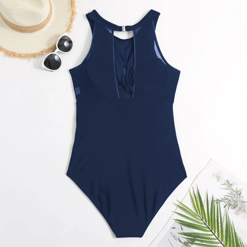 Scrunch Front Design Black One Piece Swimsuits Closed Female Swimwear Push Up Body Women's Swim Wear Bathing Suits Beach Pool Bather