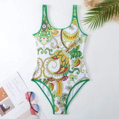 Design Printed Swimwear Women One Piece Swimsuit Female Bathers Bathing Swimming Swim Suit Beachwear