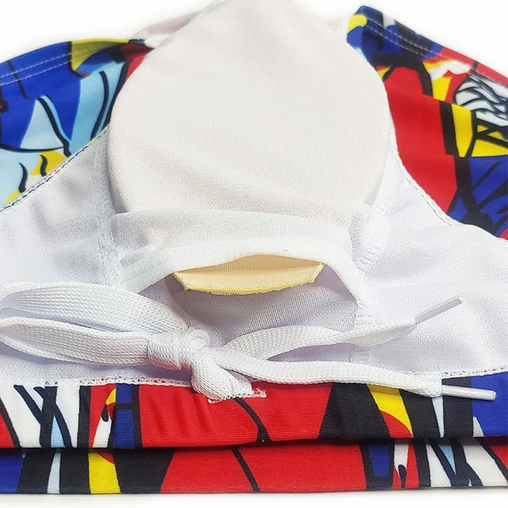 Men's Swim Briefs Swimwear Trunks Board Surfing Beach Shorts Swimsuit With Cup Underwear Hombre Breathable Bikini Underpants