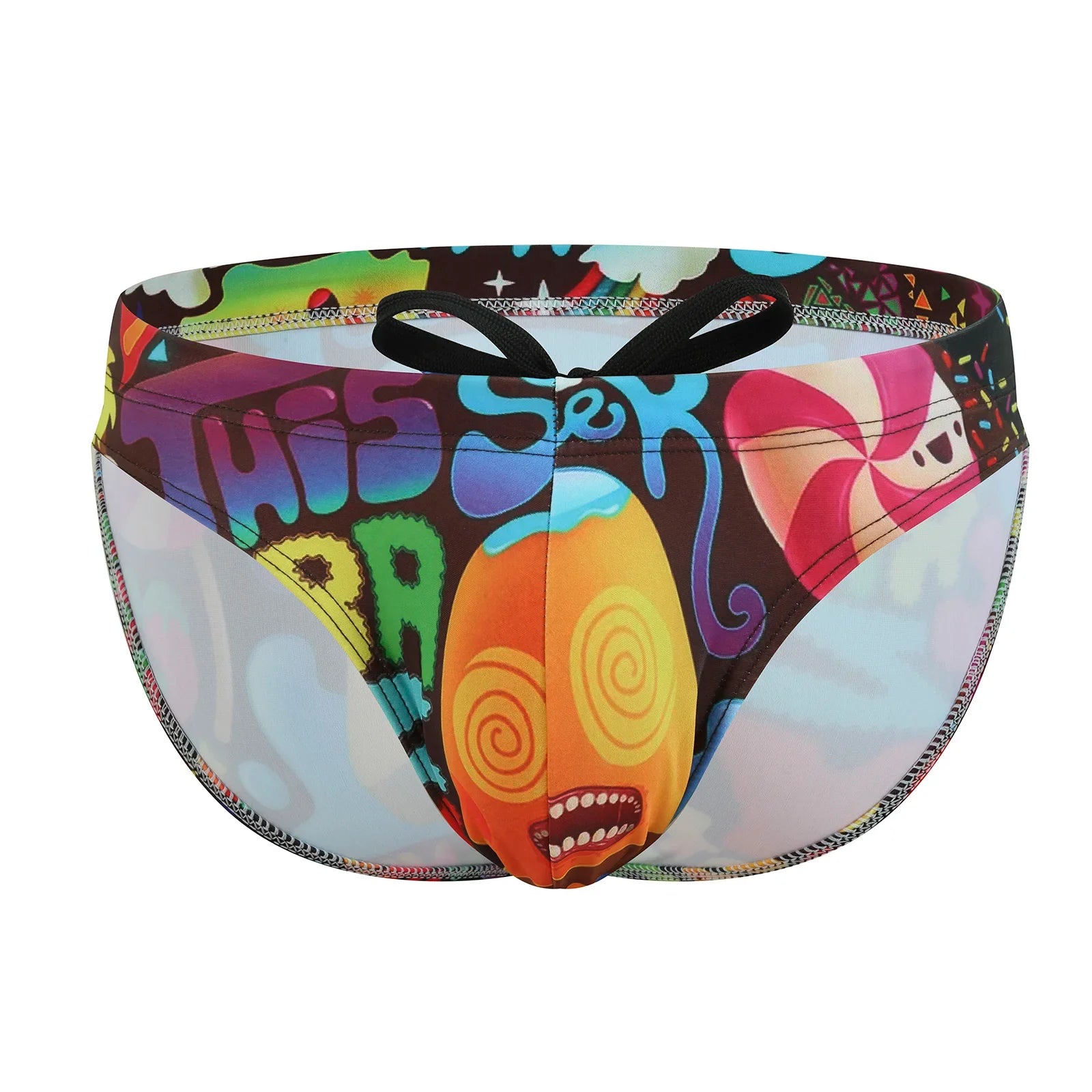 Men's Swimsuit Swim Briefs Swimwear Leopard Elastic Underwear Low Rise Beachwear Pool Party Sunbathing Slips hombre