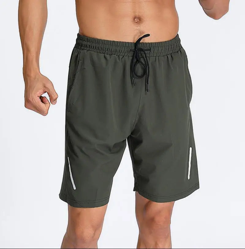 (S-3XL)Sports Shorts Men's Running Summer Cooling Thin Quick Dry Basketball Loose Fitness Training Casual Capris Short Pants
