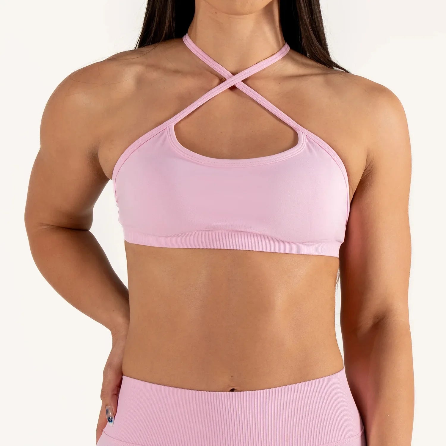 Sporty Leggings Woman Seamless Yoga Pants Scrunch Booty V-waist Hip Lifting Fitness Gym Running Workout Sports Tights