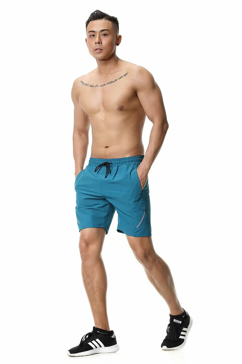 (S-3XL)Sports Shorts Men's Running Summer Cooling Thin Quick Dry Basketball Loose Fitness Training Casual Capris Short Pants