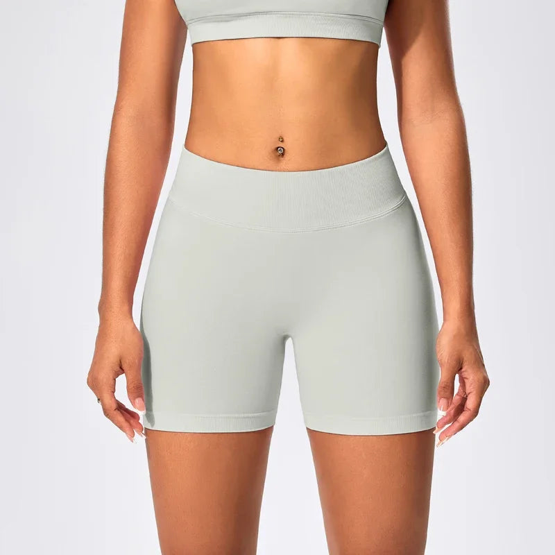 Recoil 5" Anti-Tear Scrunch Tech Booty Gym Yoga Sport Shorts Active Fitness Contour Shorts Workout Shorts for Women